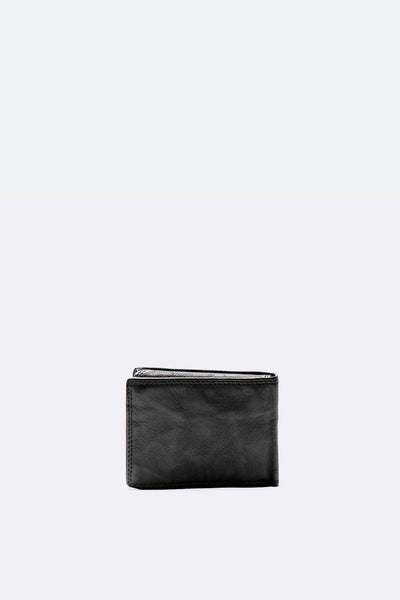 Portafoglio Liscio Uomo Nero