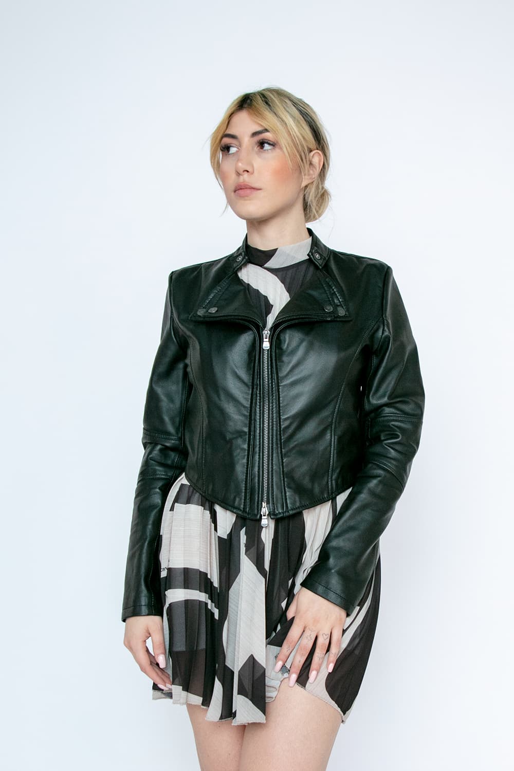 Rebe Sfoderato giacca donna 100% vera pelle Made in Italy- Barone Firenze