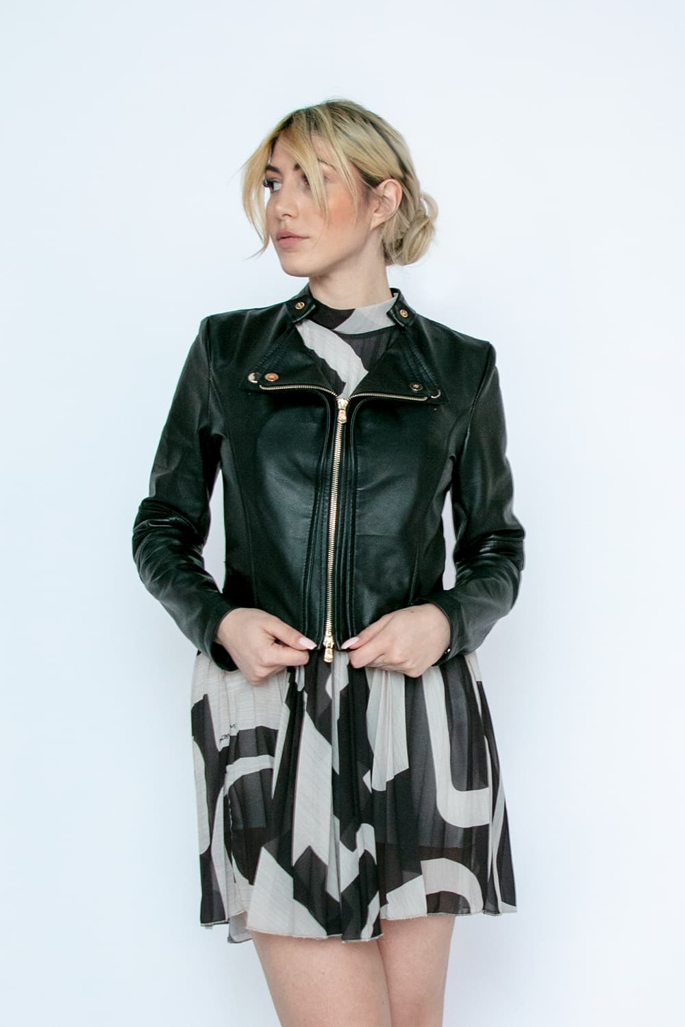 Rebe Sfoderato giacca donna 100% vera pelle Made in Italy- Barone Firenze