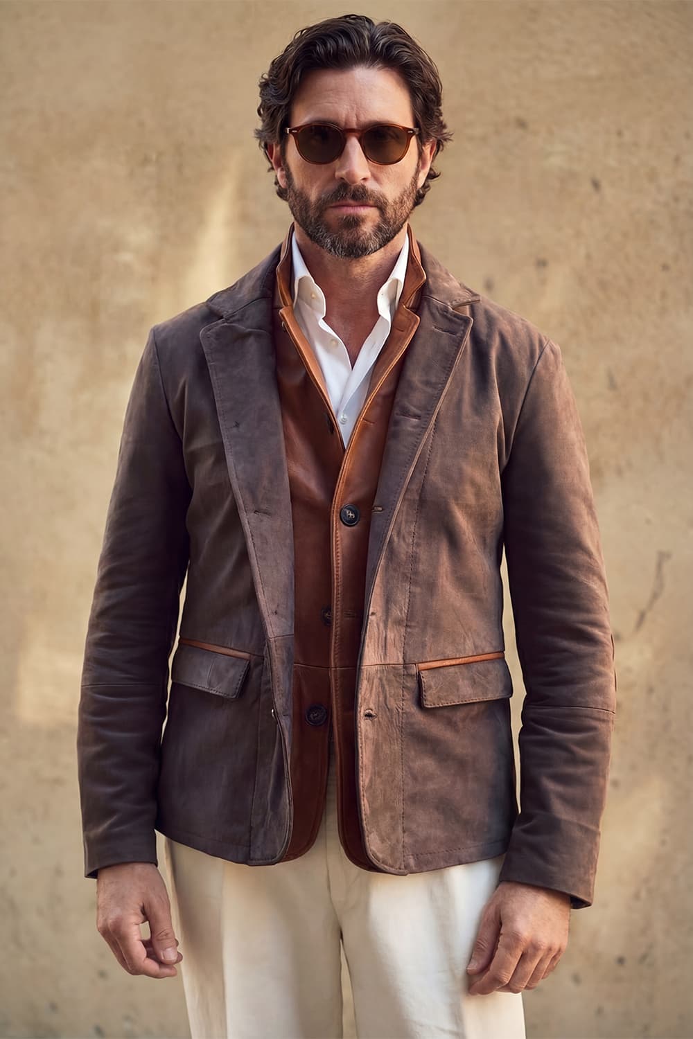 Renga Nabuk Bicolore uomo Barone firenze - 4