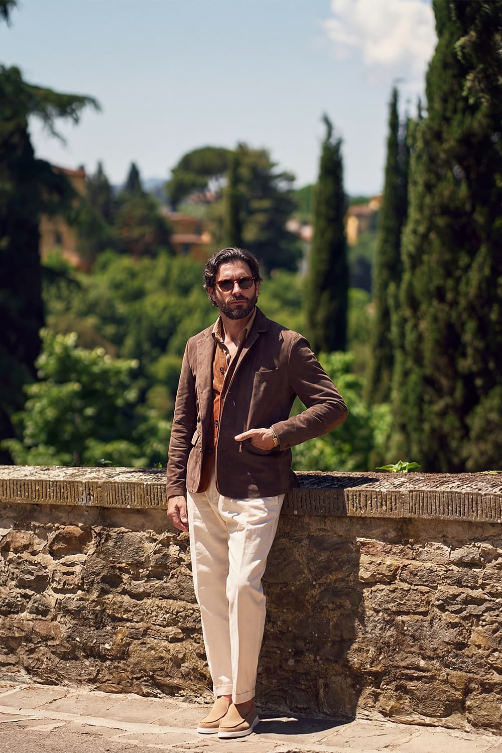 Renga Nabuk Bicolore uomo Barone firenze - 6