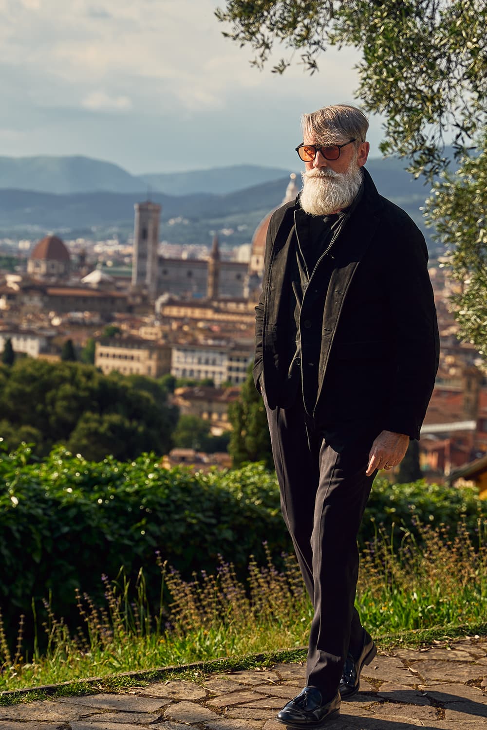 Giacca Renga nera 100% vera pelle Made in Italy - Barone Firenze