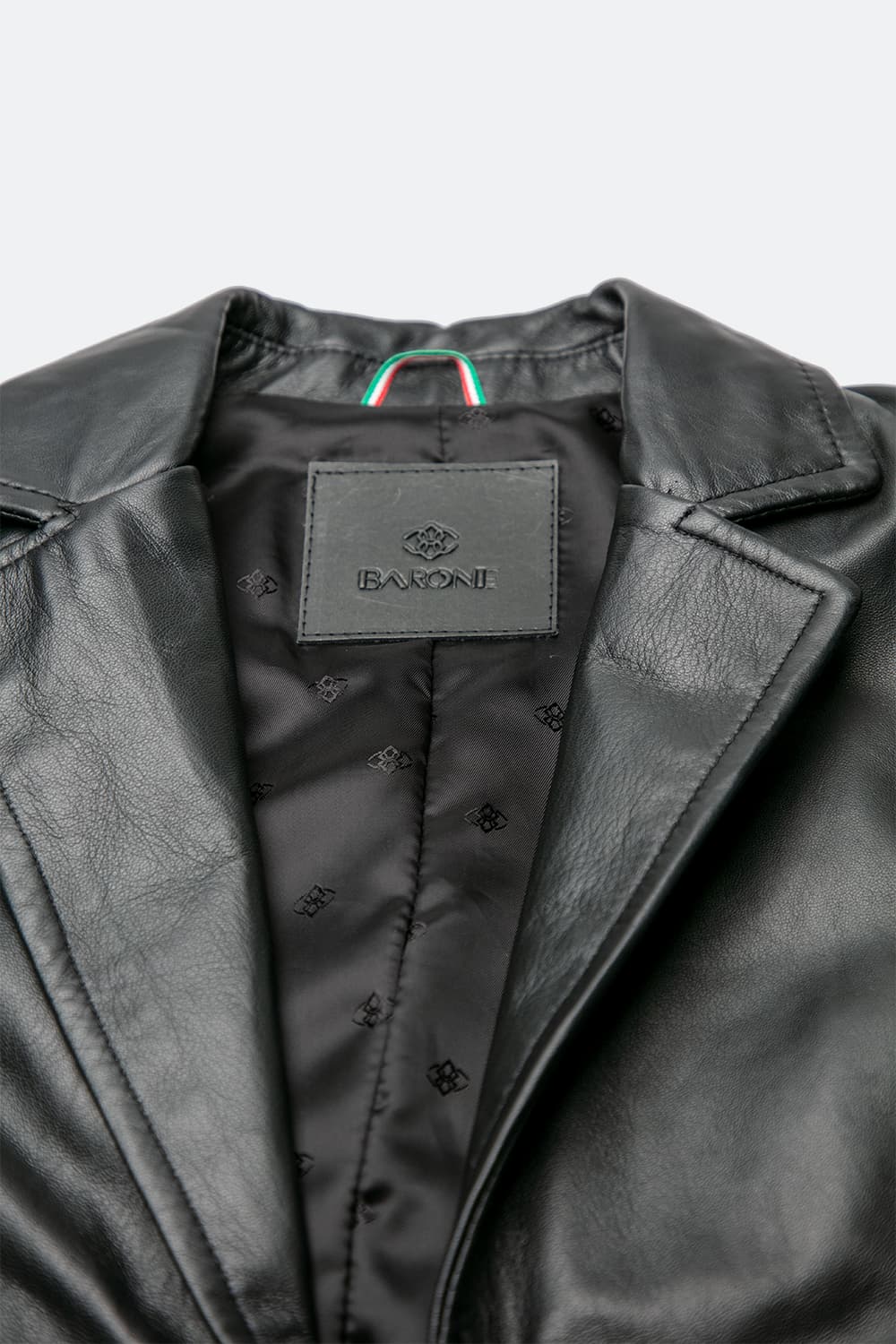 Rose blazer for women 100% genuine leather Made in Italy - Barone Firenze