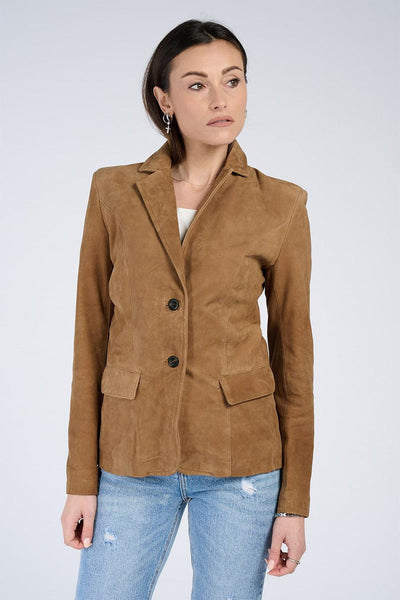 Blazer Rose Camoscio