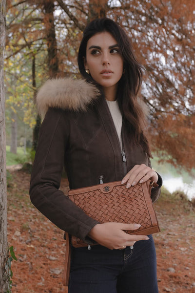 Sofia Oleato con Cappuccio Fur Tdm