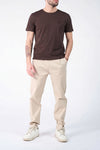 T-shirt Barone Ricamo Fronte Cioccolato uomo Barone firenze - 3
