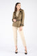 Trench Corto Alcantara Verde donna Barone firenze - 2