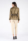 Trench Corto Alcantara Verde donna Barone firenze - 5