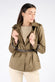 Trench Corto Alcantara Verde donna Barone firenze - 3