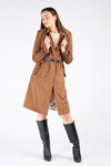 Trench Alcantara Cuoio donna Barone firenze - 2