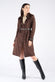 Trench Alcantara Testa di moro donna Barone firenze - 2