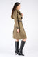Trench Alcantara Verde donna Barone firenze - 3