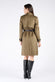 Trench Alcantara Verde donna Barone firenze - 4
