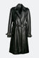 Trench Borchie Nero donna Barone firenze - 2