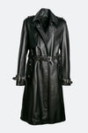 Trench Borchie Nero donna Barone firenze - 2