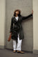 Trench Borchie Verde donna Barone firenze - 4
