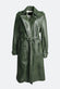 Trench Borchie Verde donna Barone firenze - 1