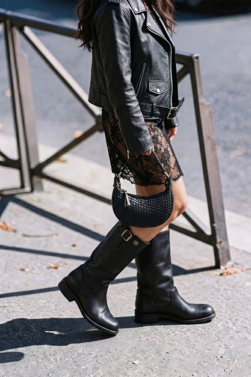 Stivali Volterra Nero donna Barone firenze - 5