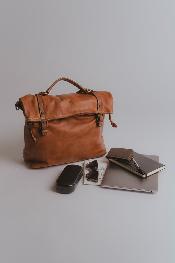 Zaino Brn - 050 Uomo Cuoio unisex Barone firenze