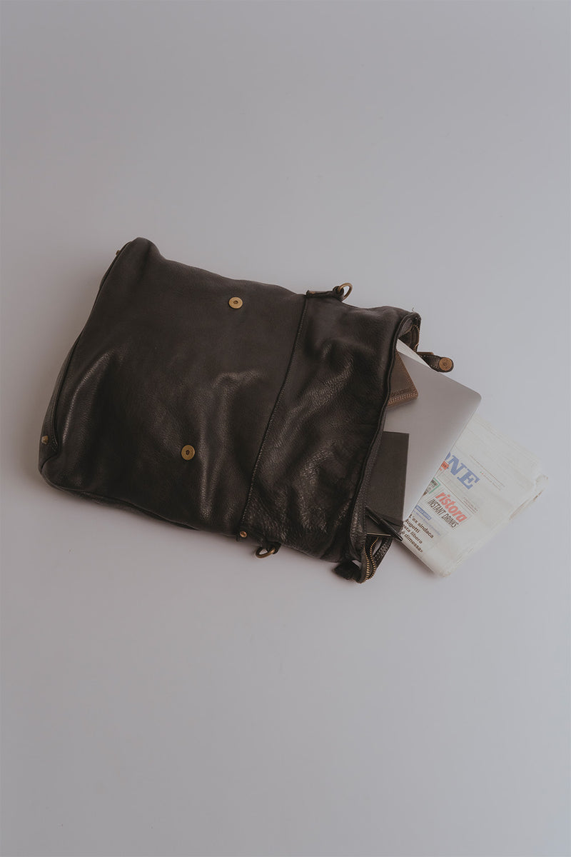 Zaino Brn - 050 Uomo Nero unisex Barone firenze - 5