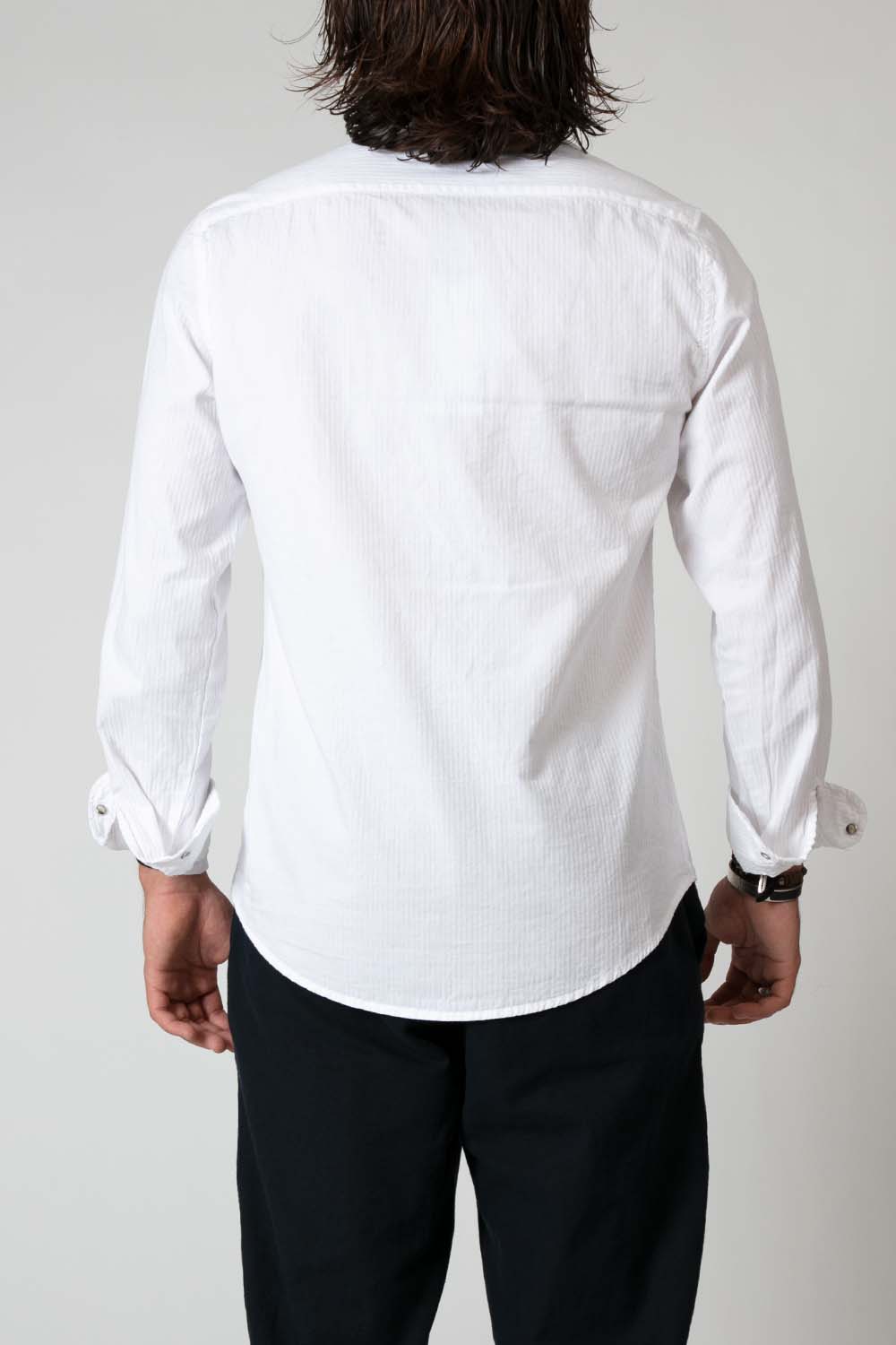 Camicia Uomo Bottoni Gioiello - Barone Firenze  #