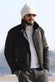Chiodo Gold Shearling Style Nero unisex Barone firenze - 1