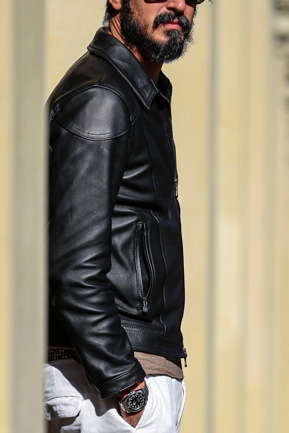 Elton Gold Colletto Nero uomo Barone firenze - 3