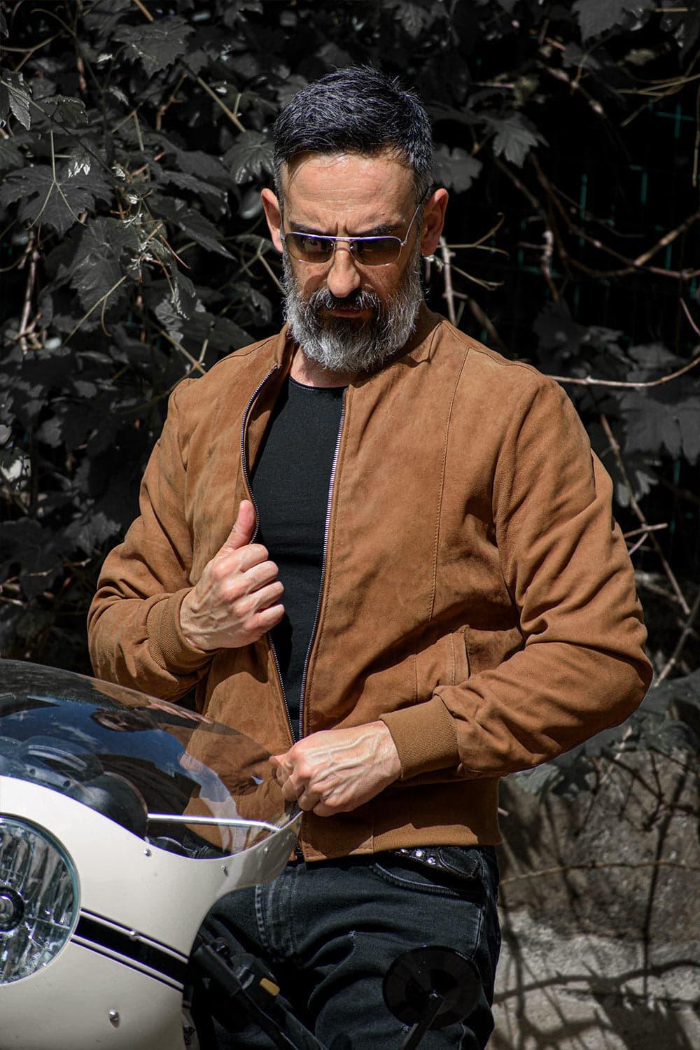 Enrico Camoscio Cuoio uomo Barone firenze - 1