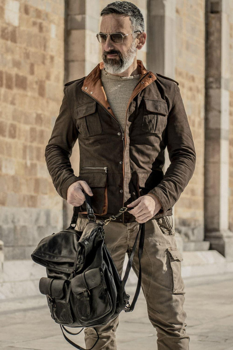 Francesco Oleato Sahariana Testa di Moro uomo Barone firenze - 11