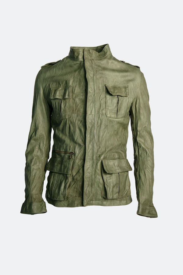 Francesco Sahariana Vintage Verde uomo Barone firenze