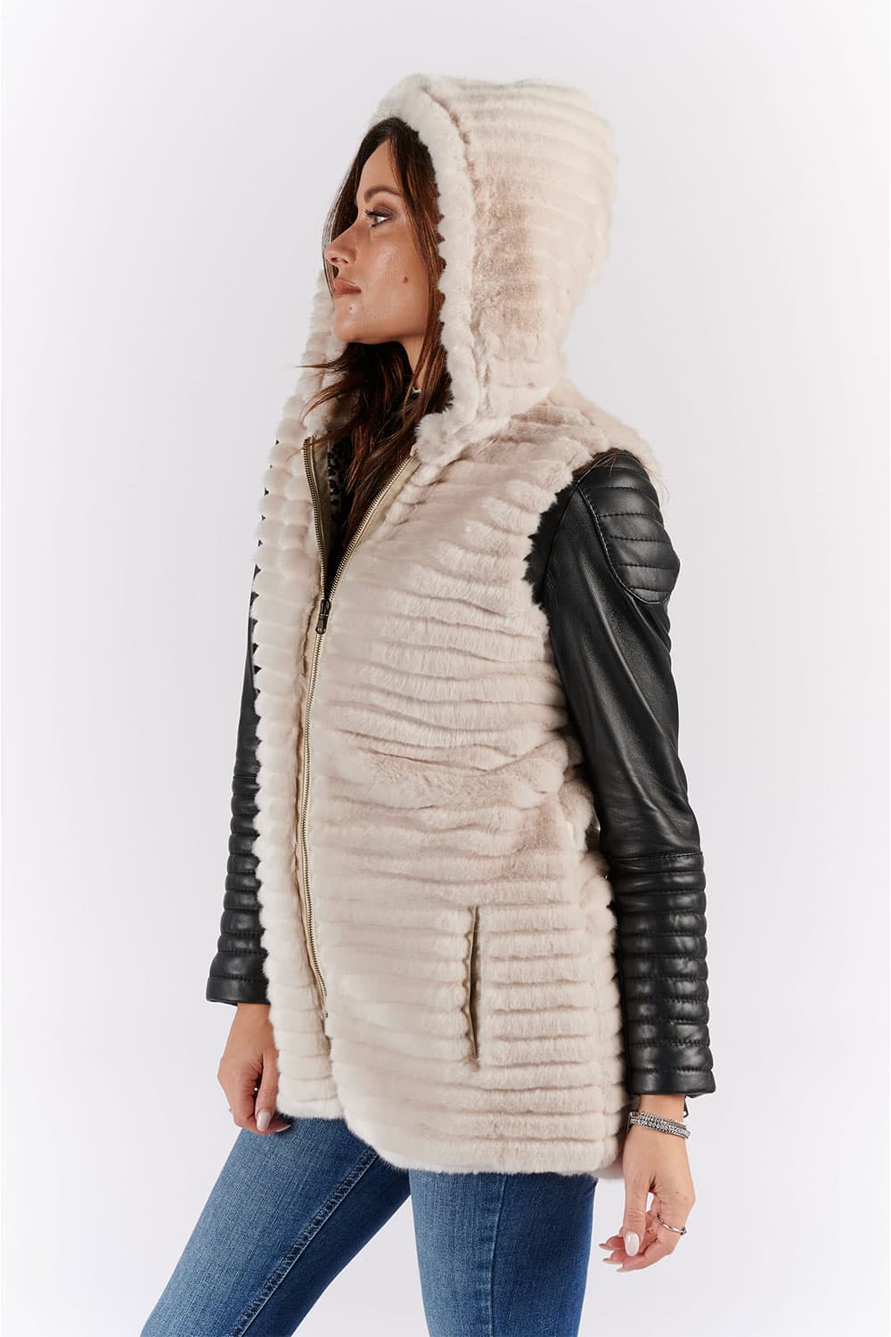 Gilet Frack Bianco Unisex - In Cotone E Poliestere, Per Cerimonie - Foto 4