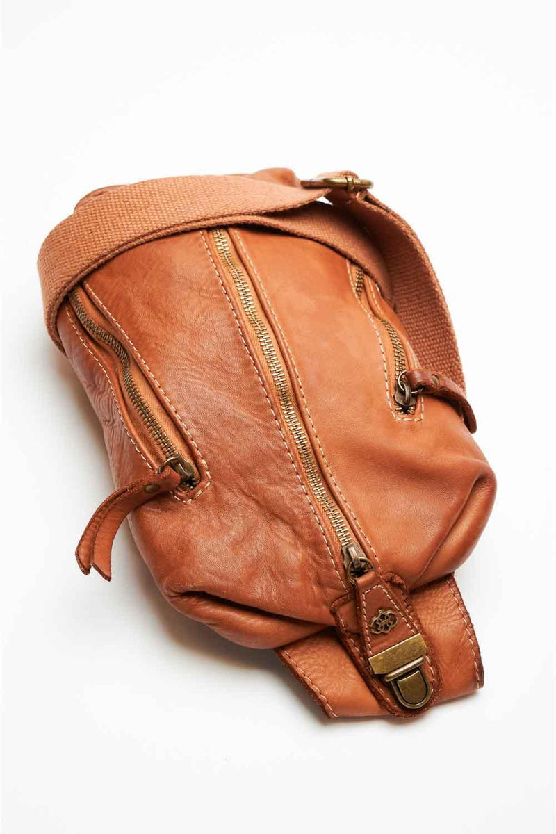 Marsupio Certaldo Cuoio uomo Barone firenze - 3