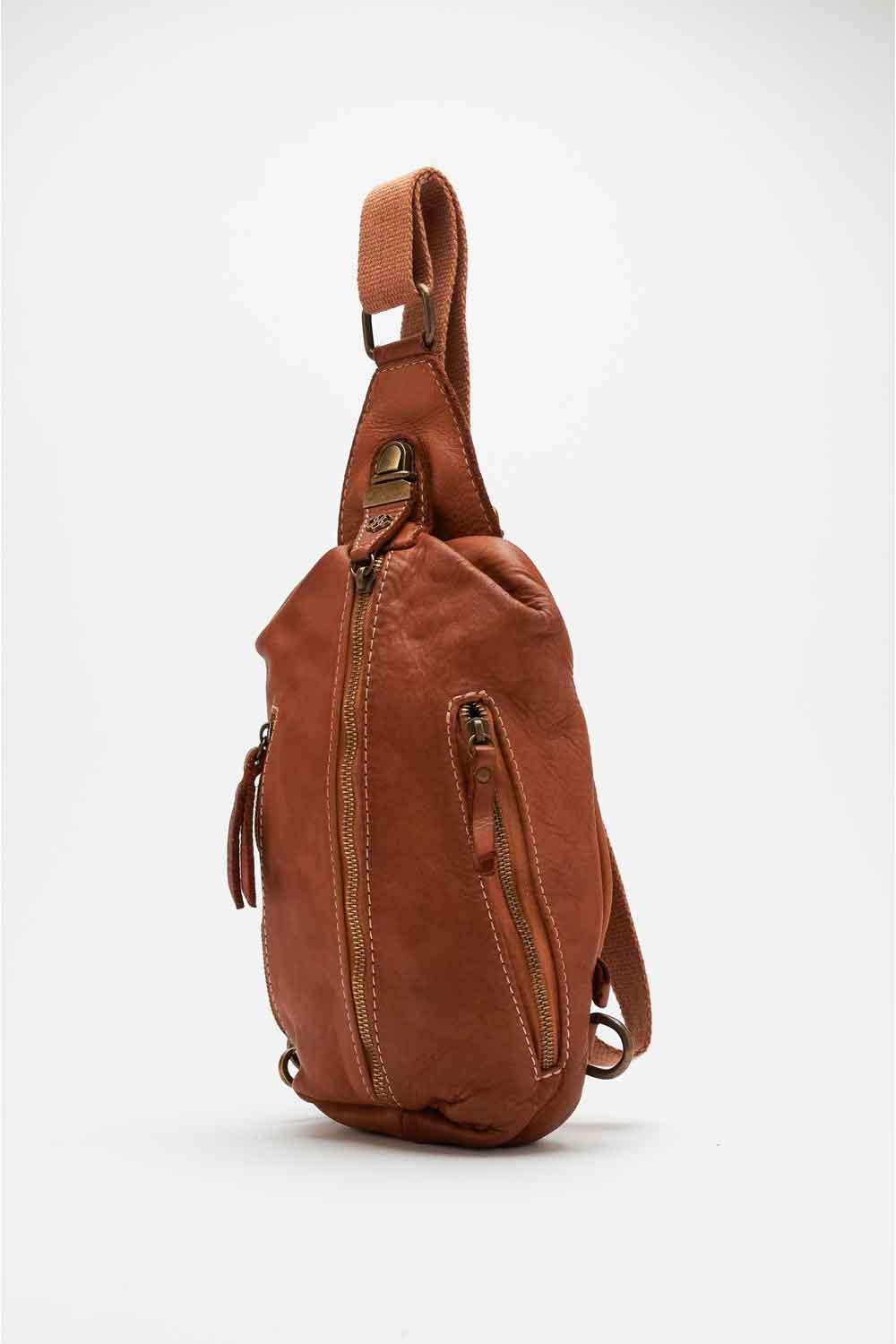 Marsupio Certaldo Cuoio uomo Barone firenze - 5