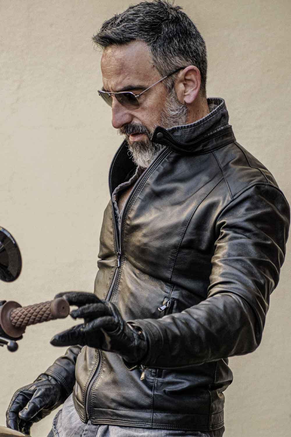 Giacca Massi Nero uomo Barone firenze - 9