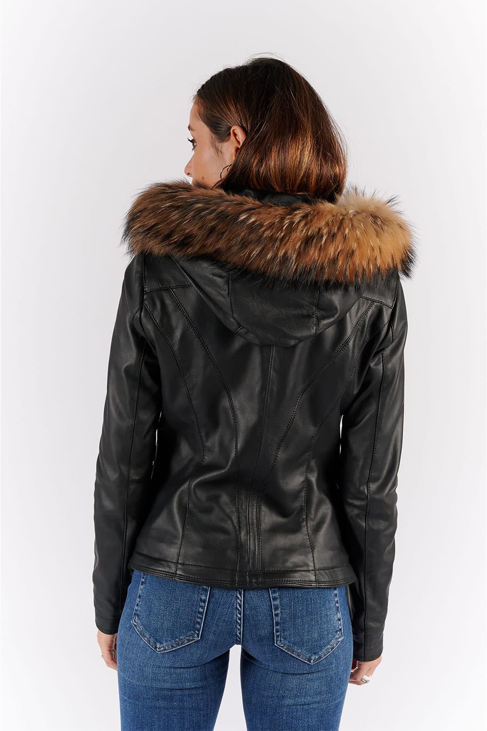 Sofia con Cappuccio Fur donna Barone firenze - 4