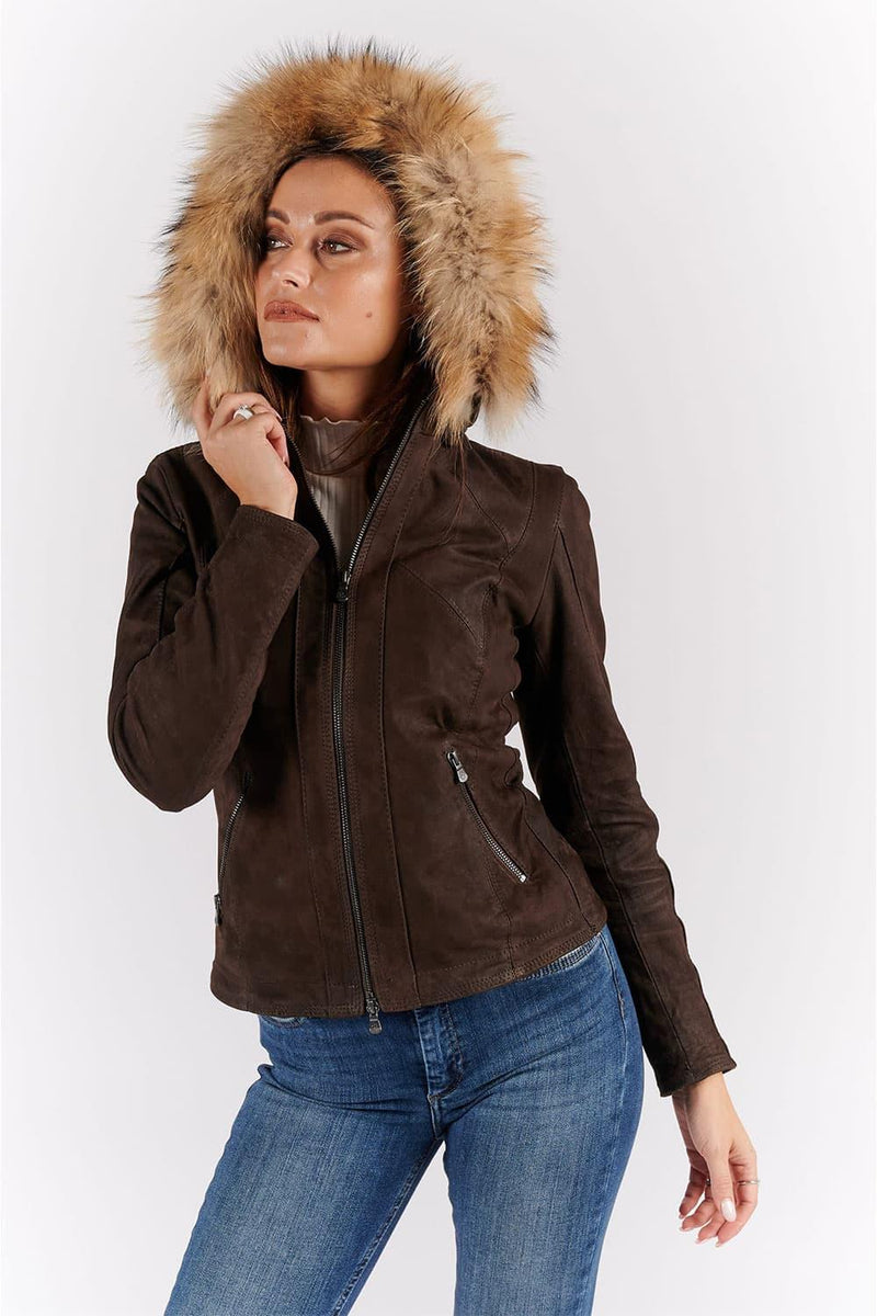 Sofia Oleato con Cappuccio Fur Tdm donna Barone firenze - 8