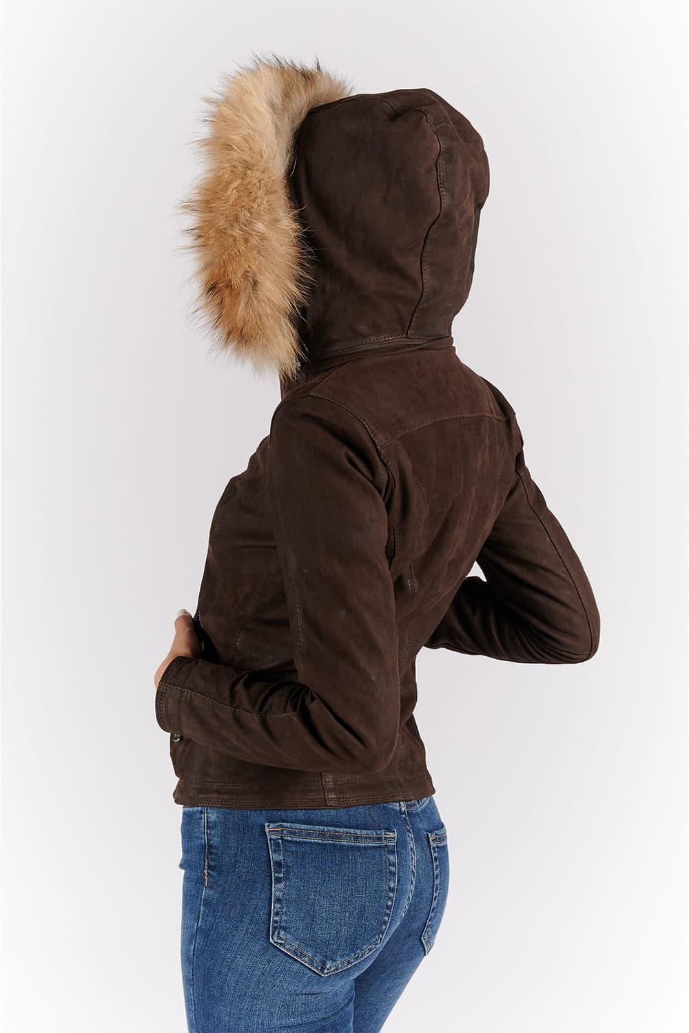 Sofia Oleato con Cappuccio Fur Tdm donna Barone firenze - 9