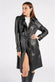 Trench Borchie Nero donna Barone firenze - 3