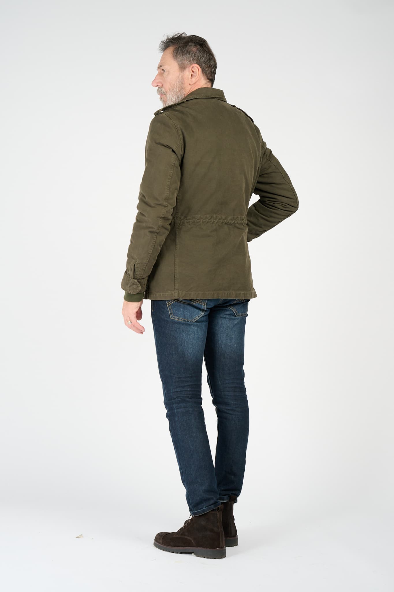 Sahariana Eco-Montone Men's Parka - Barone Firenze