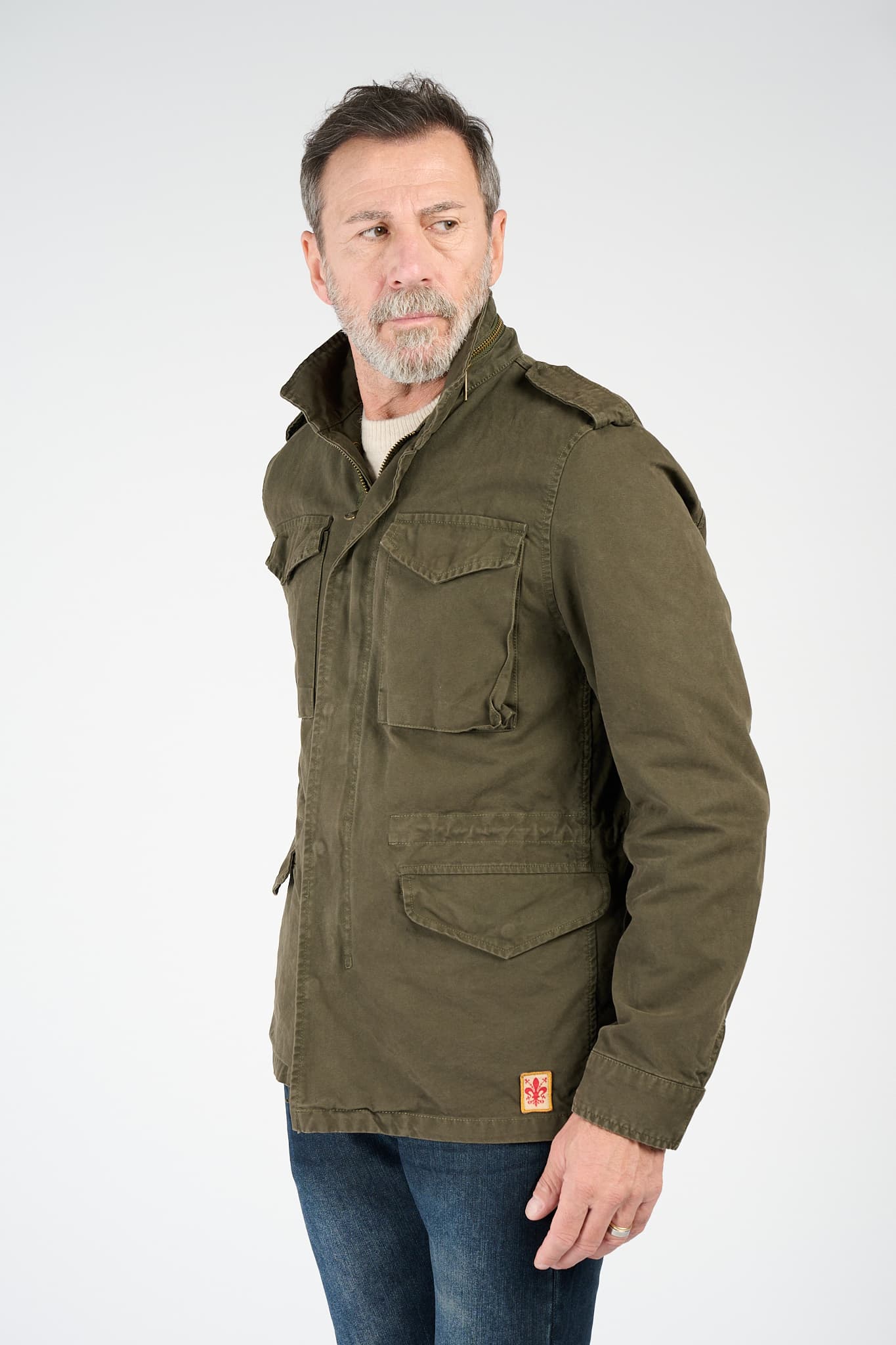 Sahariana Eco-Montone Men's Parka - Barone Firenze