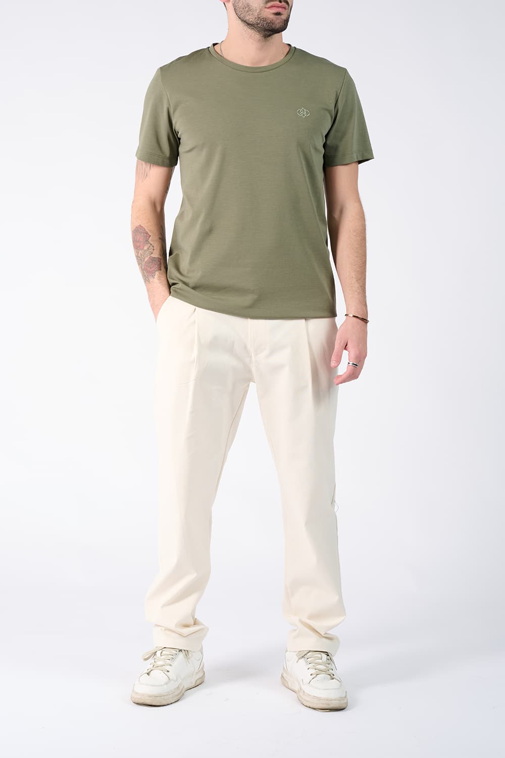 Baron Front Embroidery T-shirt - Baron Florence