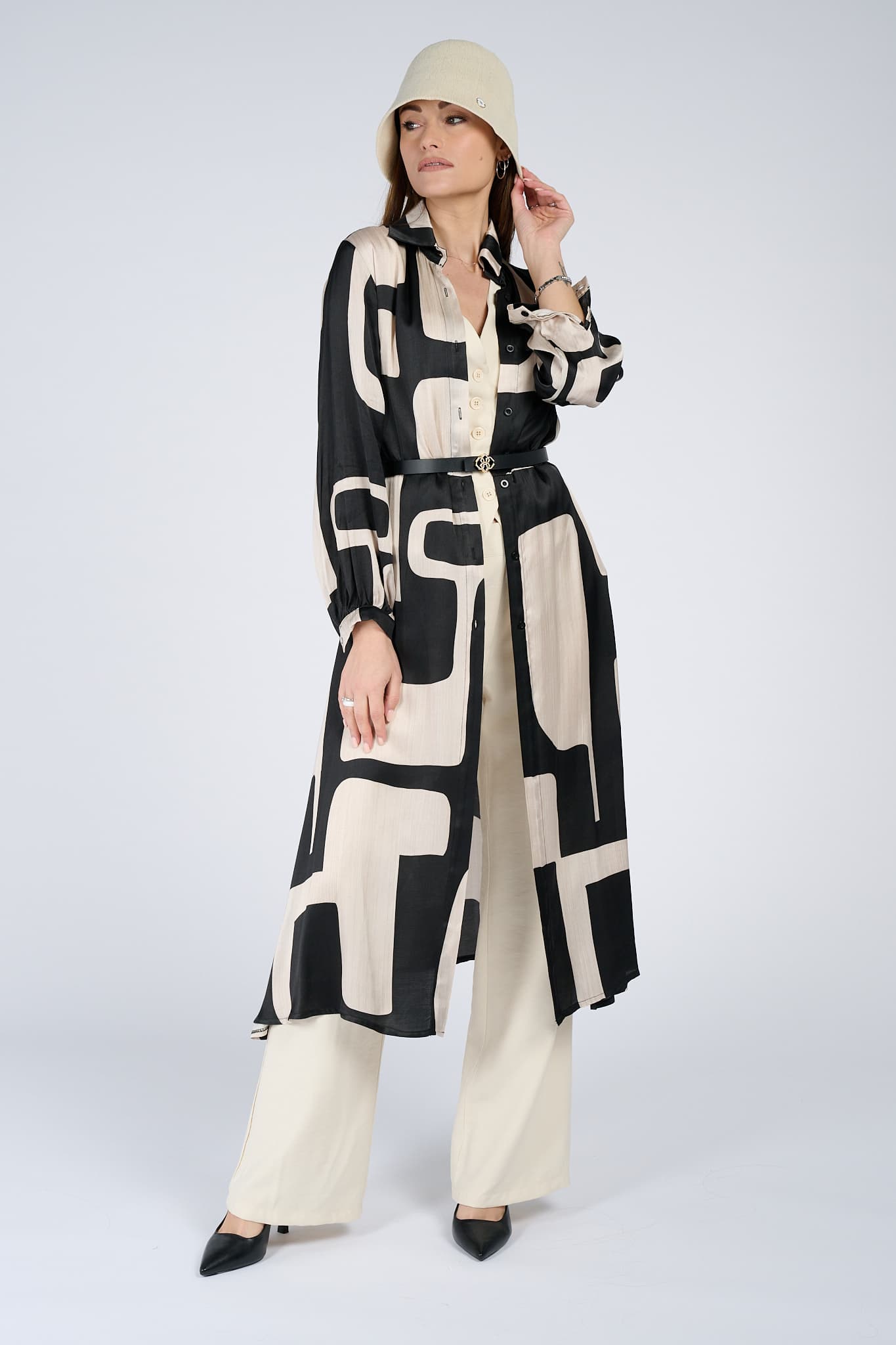 Black Long Chemisier - Baron Florence