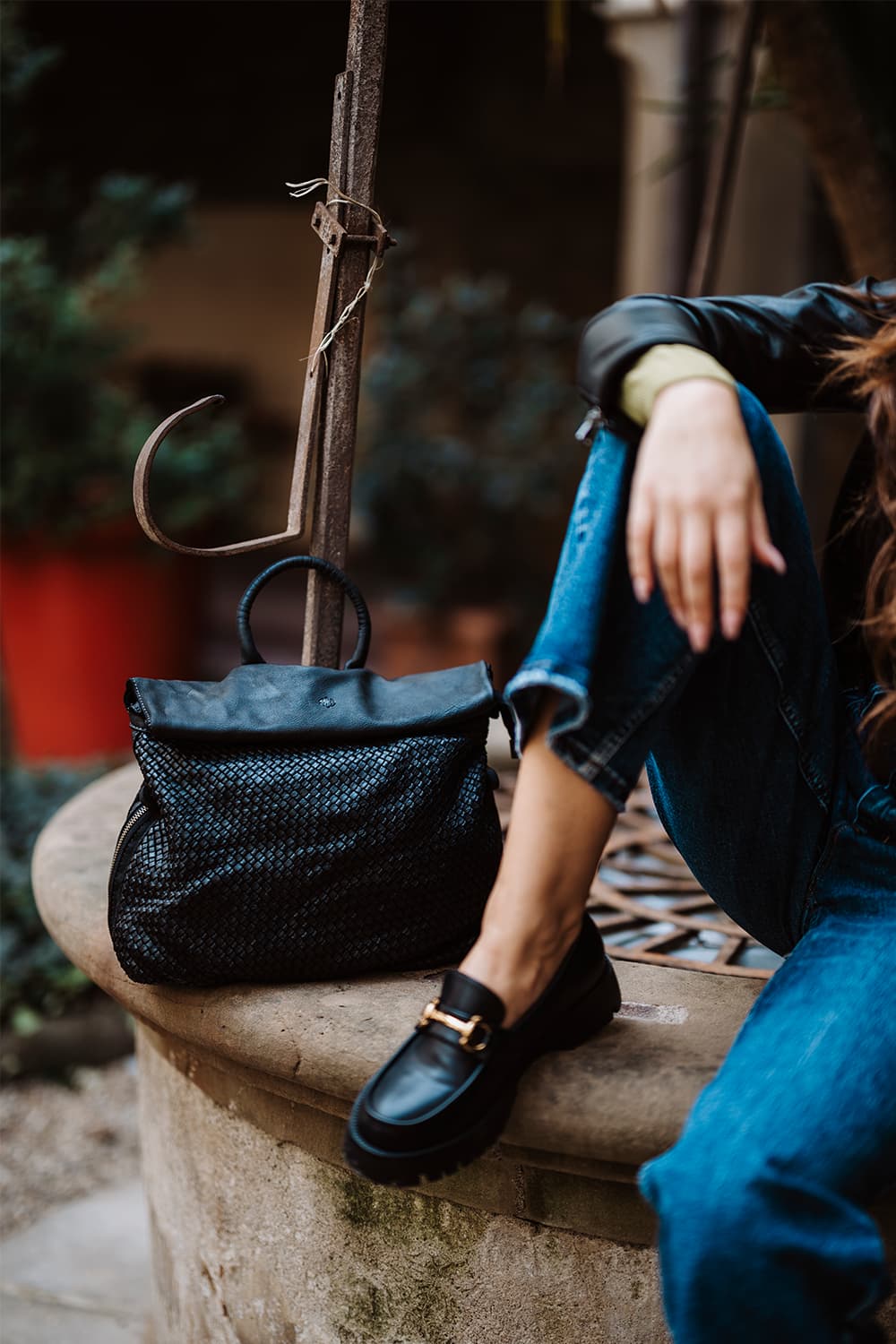 Black Pisa Backpack