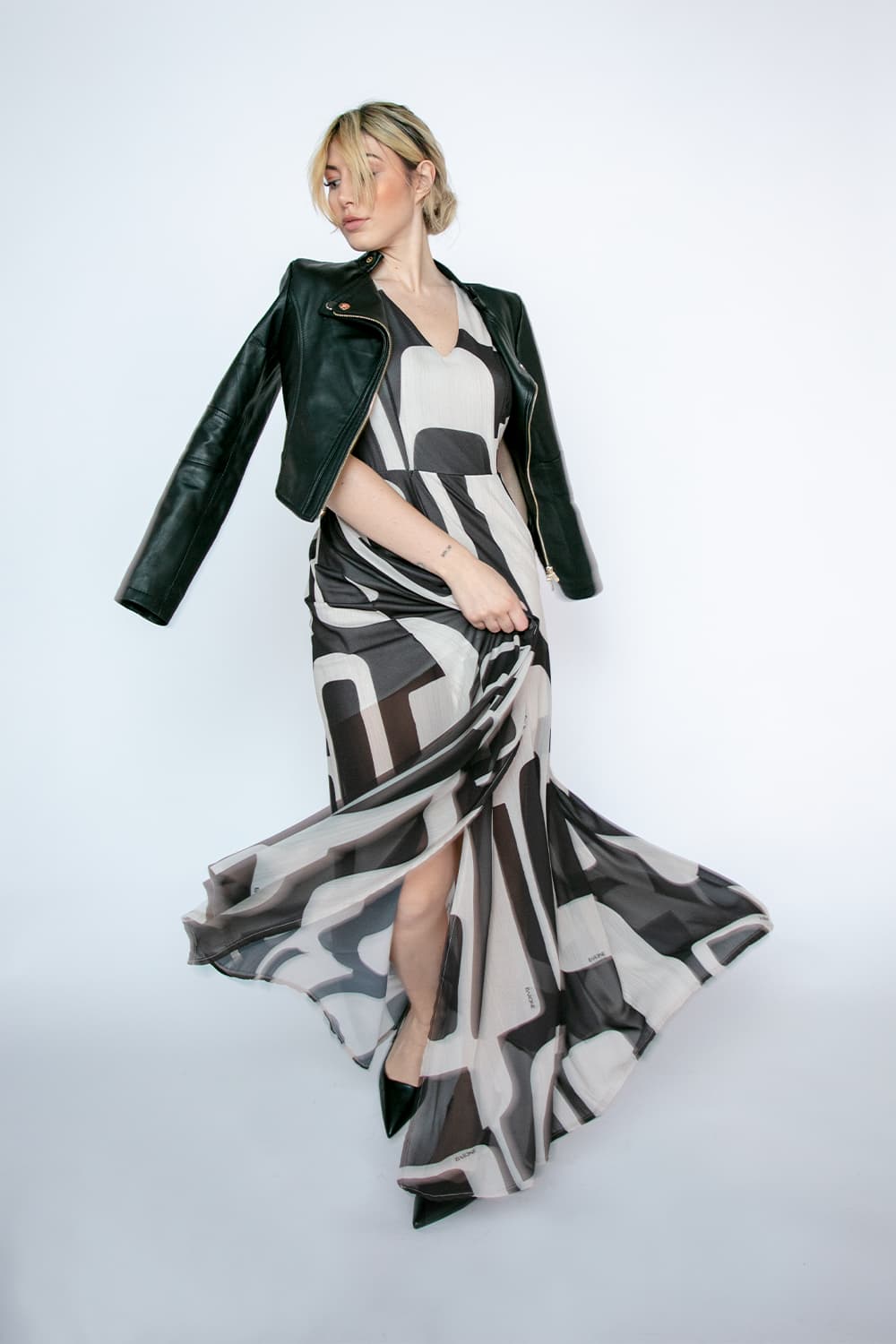 Long Dress with Slit | Baron Florence