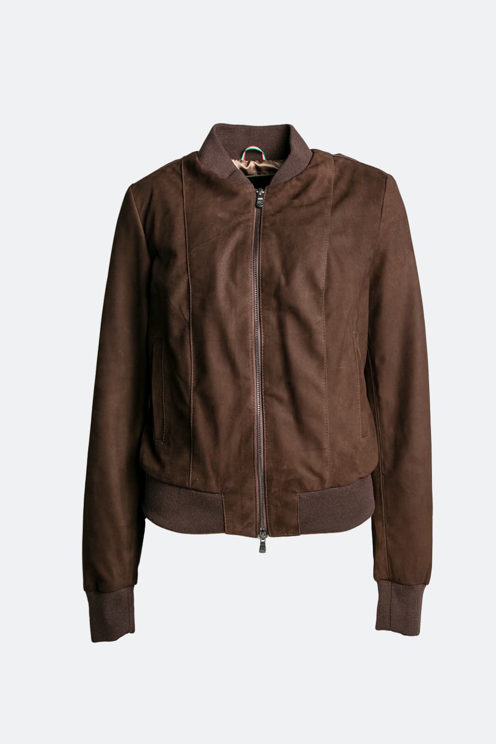 Amber suede jacket 100% genuine leather Made in Italy - Baron Florence