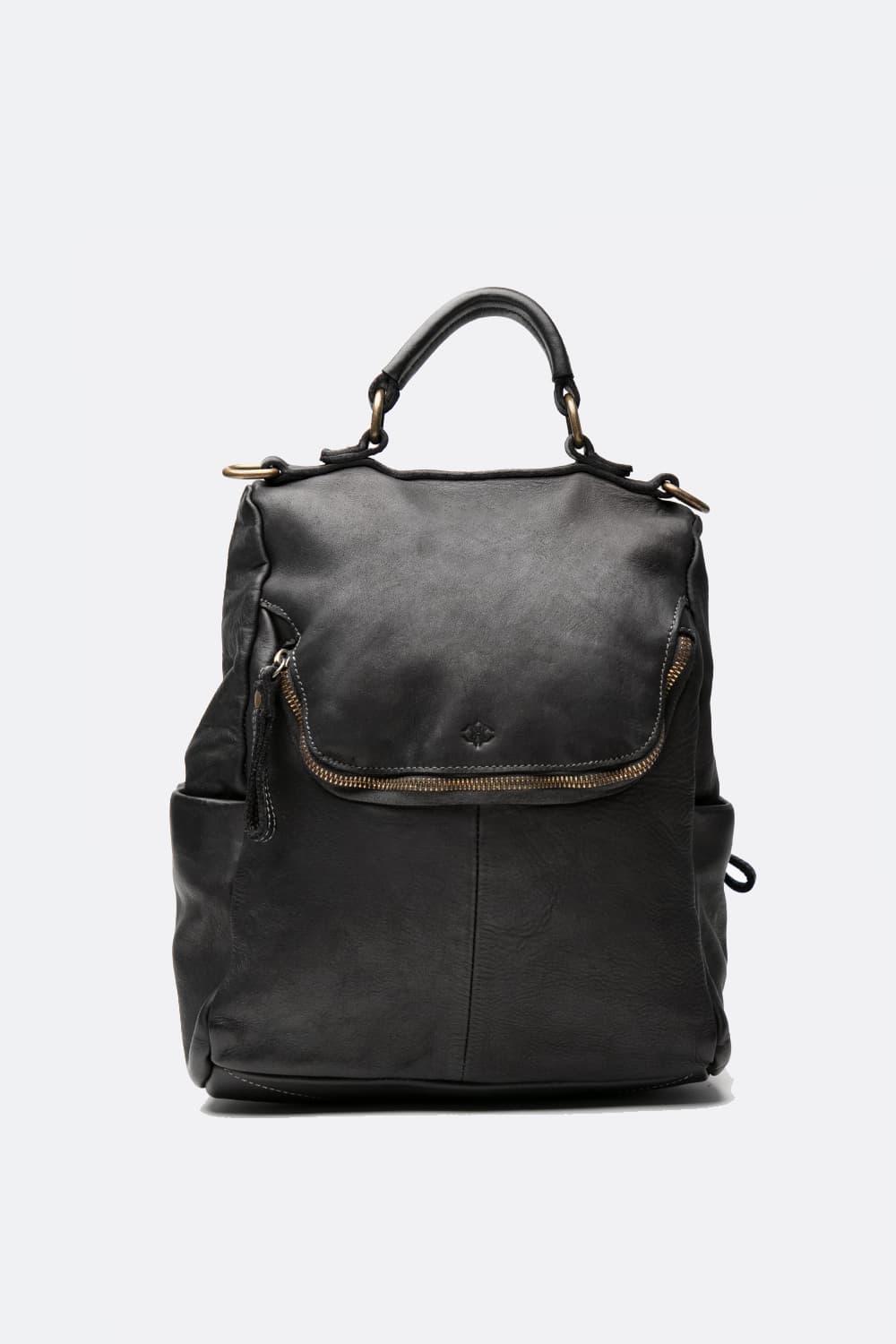 Arezzo Gold backpack 100% genuine leather Made in Italy - Barone Firenze