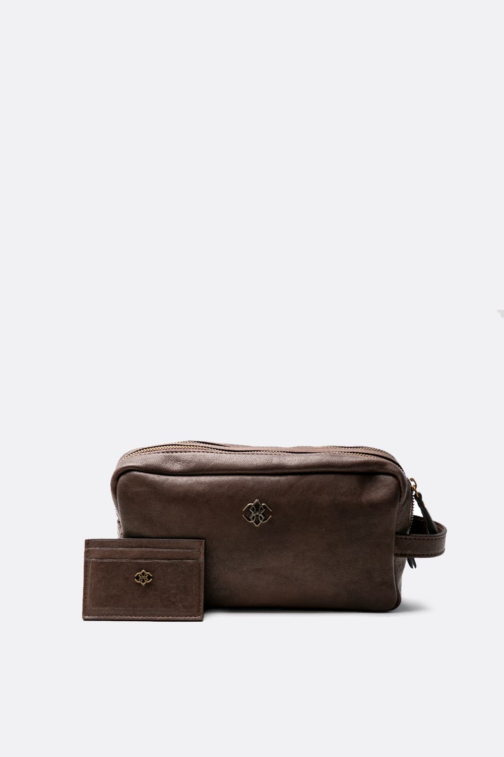 Beauty Case 100% genuine leather Made in Italy - Barone Firenze