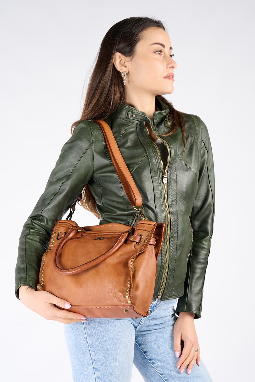 Botticelli Small women's bag 100% genuine leather Made in Italy - Barone Firenze