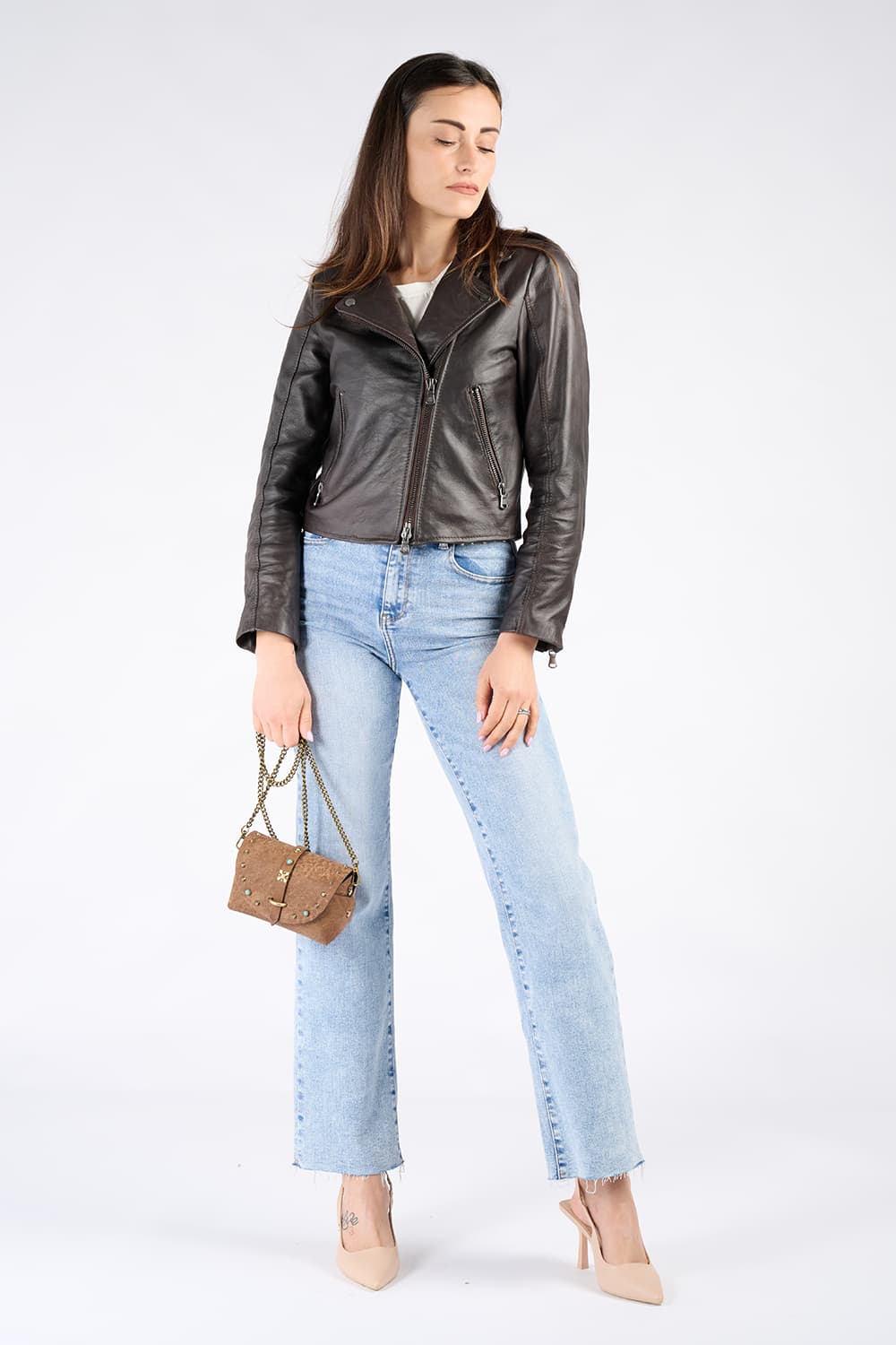 Bubble Bag Rock women's bag 100% genuine leather Made in Italy - Barone Firenze