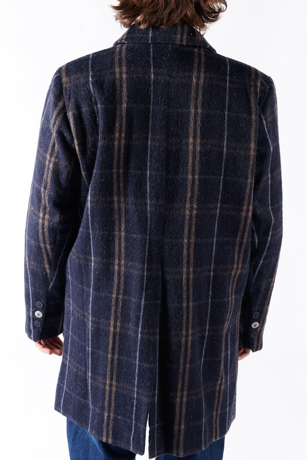 Men's Mixed Cashmere Classic Coat Made in Italy - Barone Firenze